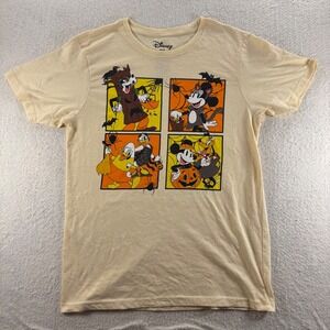 Disney Halloween T Shirt Mickey Minnie Goofy Donald‎ Duck Graphic Tee Medium